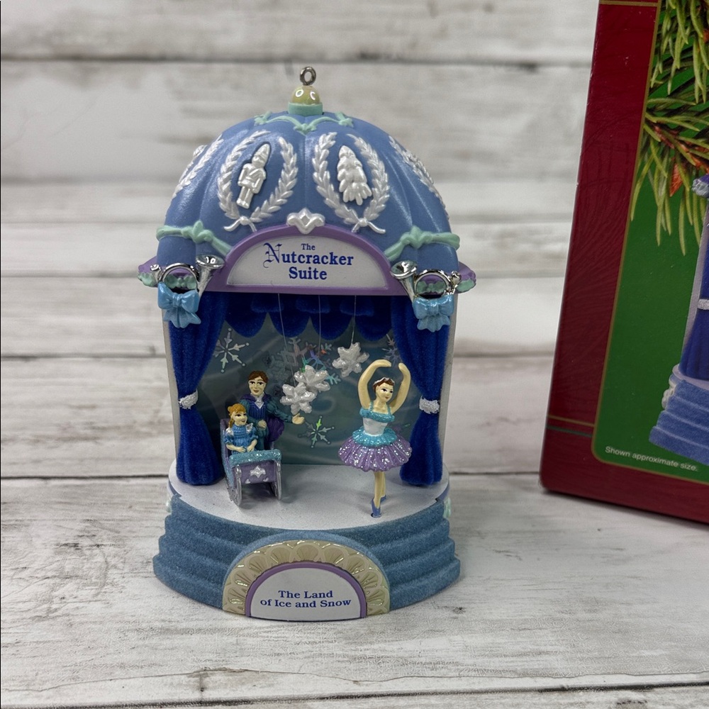 Heirloom NUTCRACKER  Musical Christmas ornament plays Waltz of the flowers